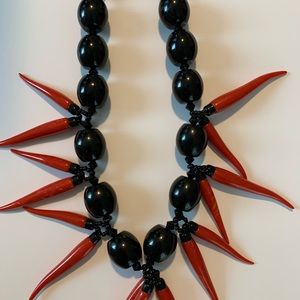 Angela Caputi Chili Pepper Necklace
